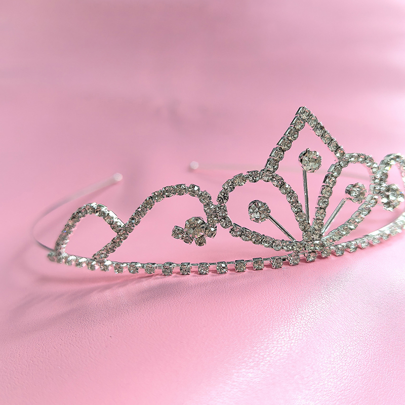 Women'S Formal Accessories - Silberfarbene Strass-Brautkrone Luxuriöse Kristall-Tiara Hochzeits-Königinnen-Prinzessinnen-Kopfschmuck Party-Geburtstags-Haaraccessoires
