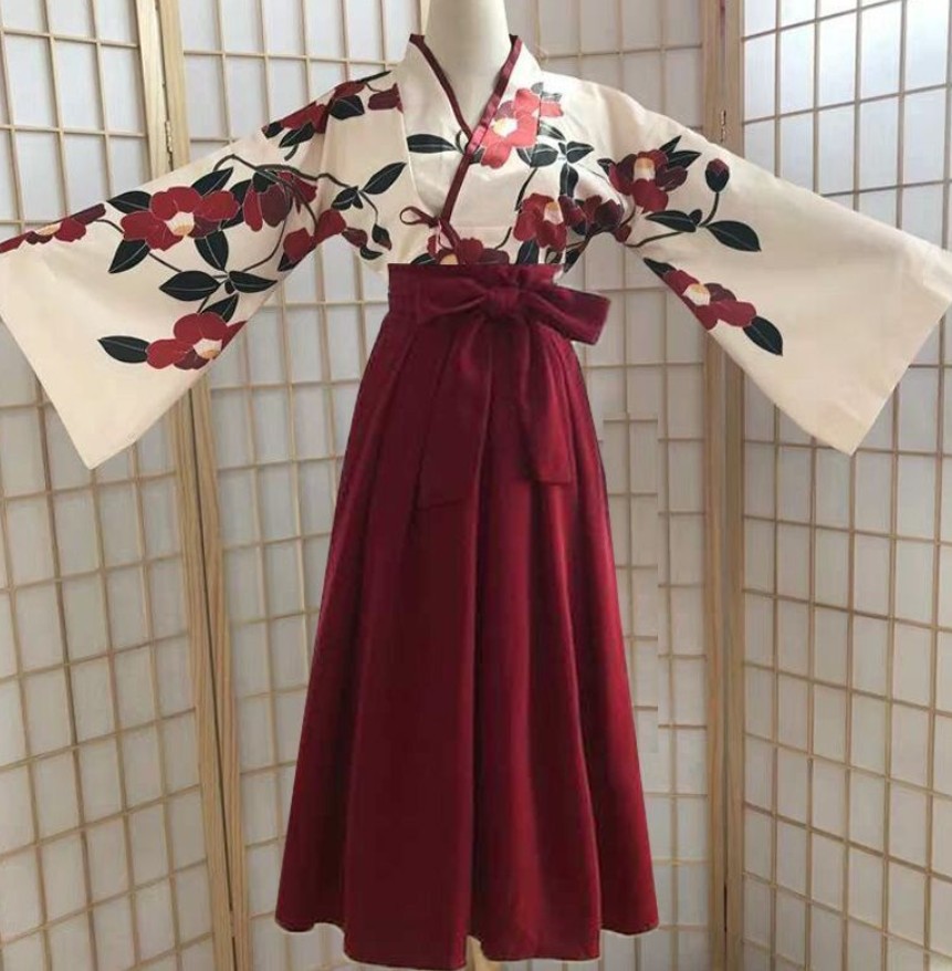 Women'S Kimono Accessories - Kimono Sakura Mädchen japanischen Stil Blumendruck
