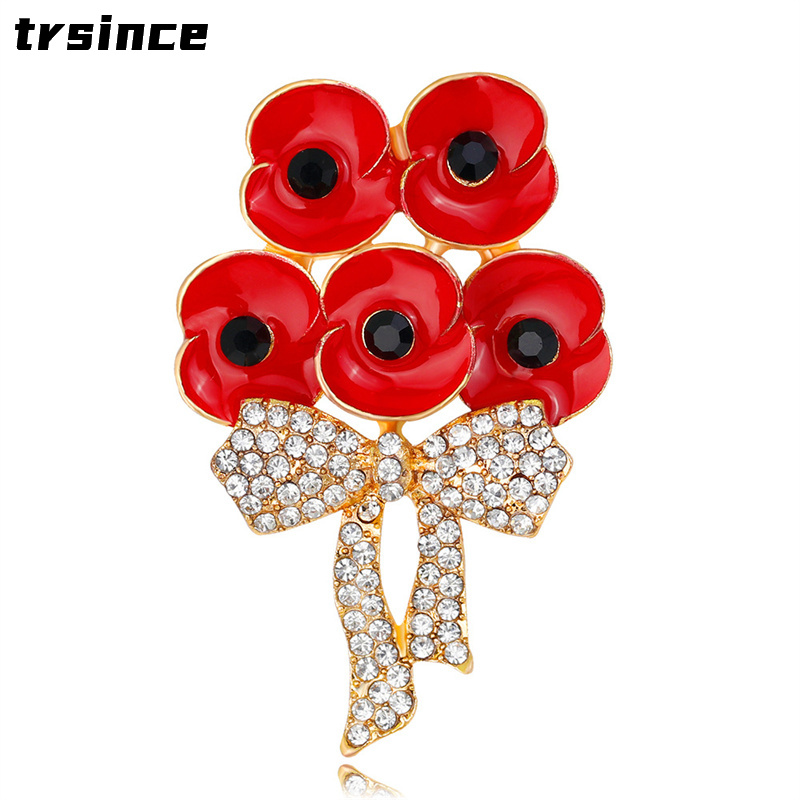 Women'S Accessories Uk - Mohn-Brosche aus Zinklegierung, britische Prinzessin, Souvenir-Anstecknadel,