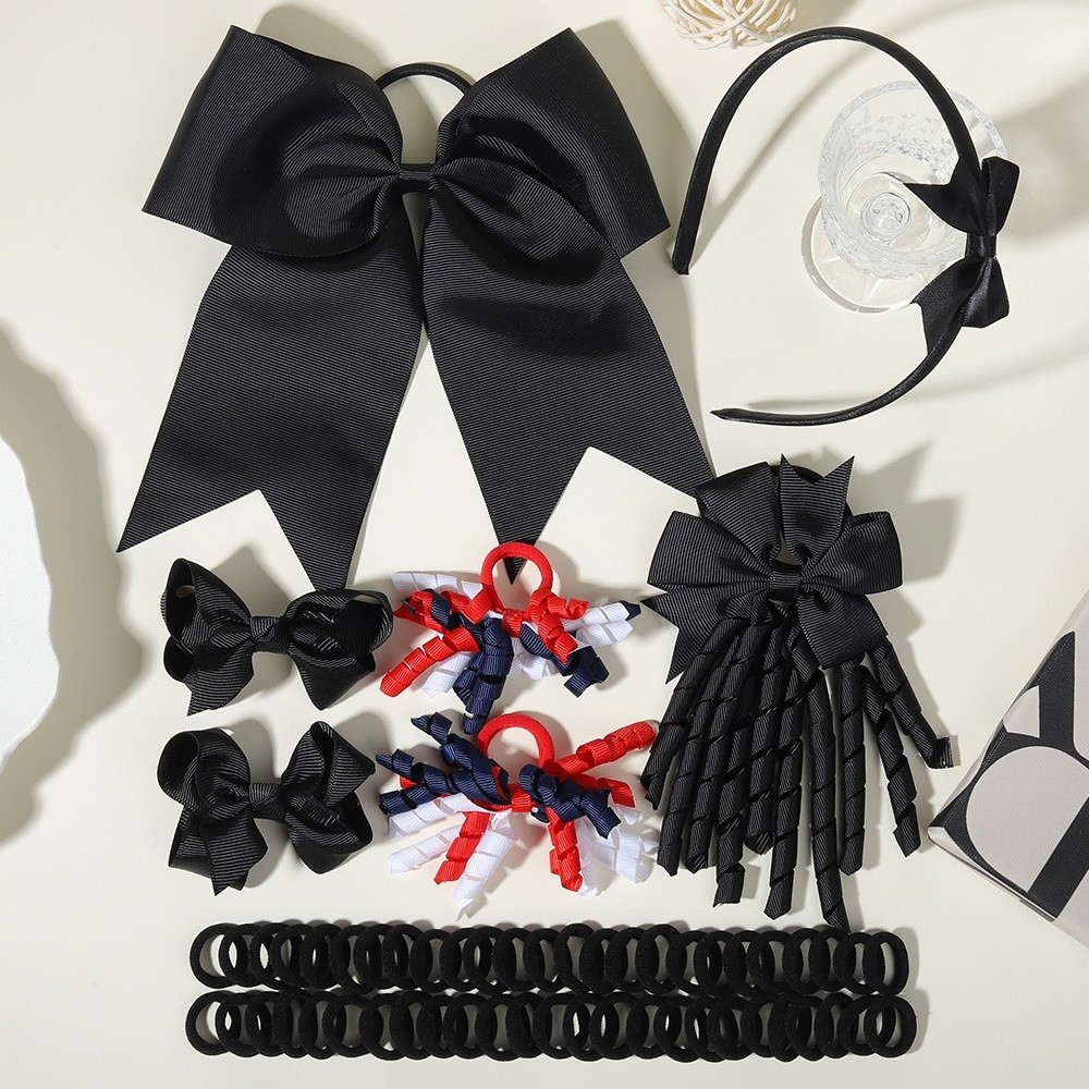 Scrunchie Satin Set - 57-teiliges Set Modische Süße Satin-Haaraccessoires, Niedliche