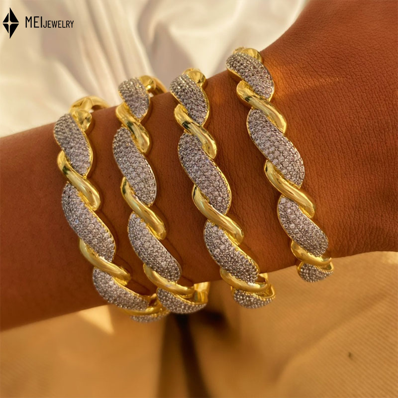 Women'S Accessories Manufacturers - High-End mit zweifarbigen Diagonalstreifen, Zirkonia, modischem,