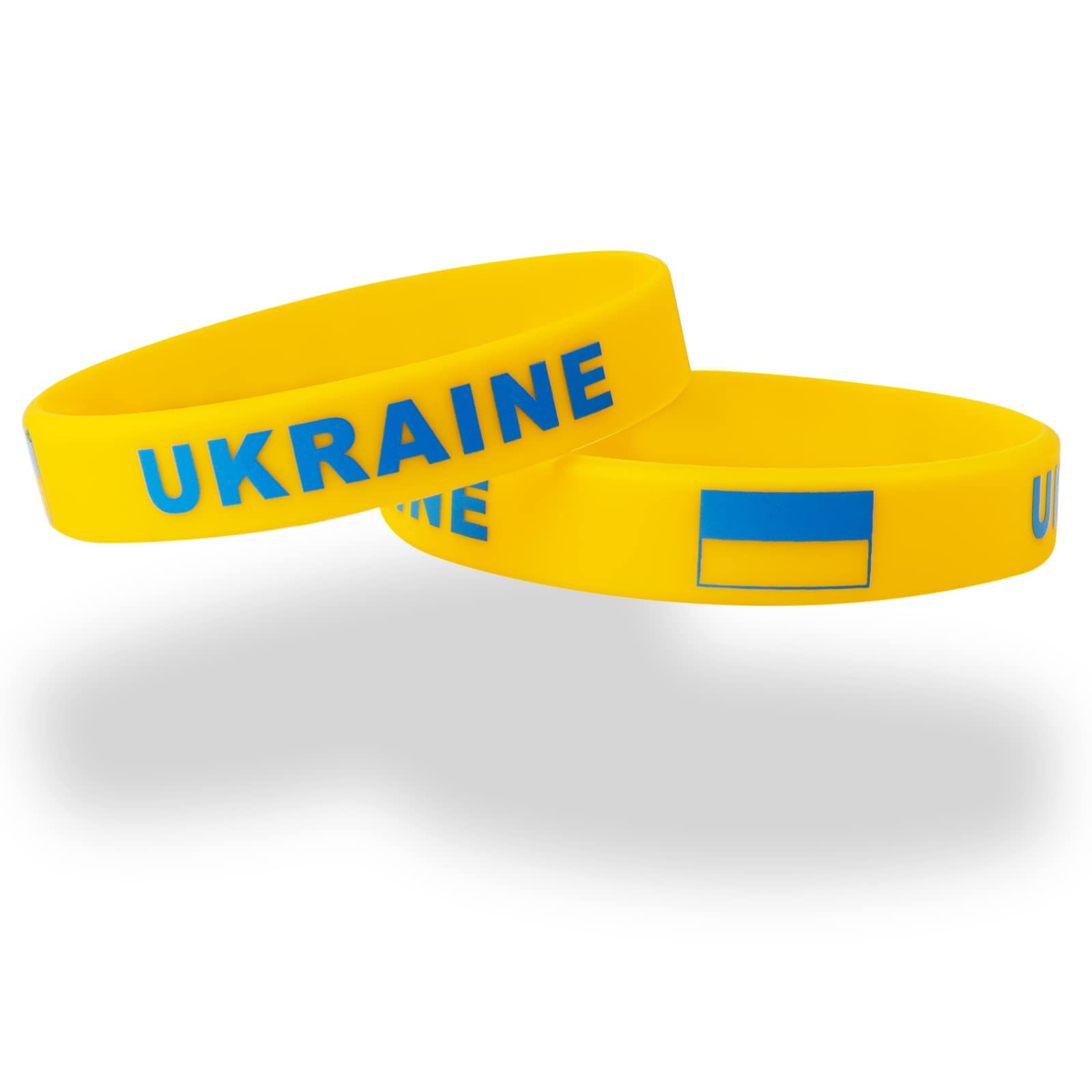 Women'S Accessories Uk - 2 stücke Ukraine Flagge Armband Silikon
