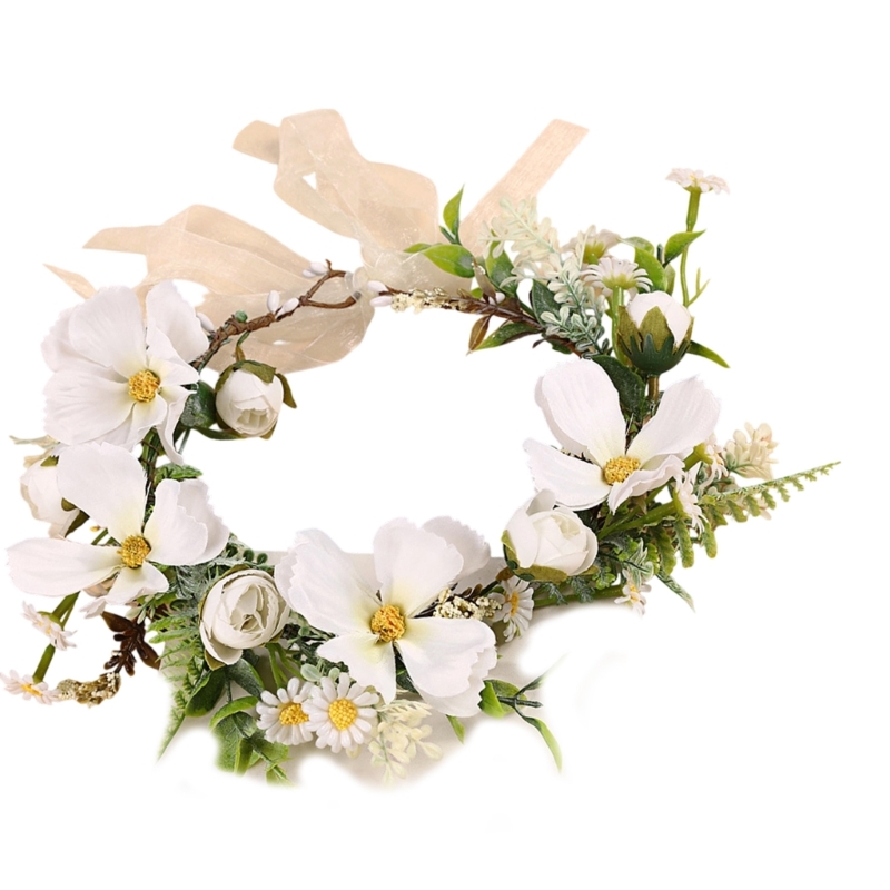 Women Accessories Description - 340D atmungsaktives Blumen-Haar-Accessoire, Blumen-Design, leicht, bequem,