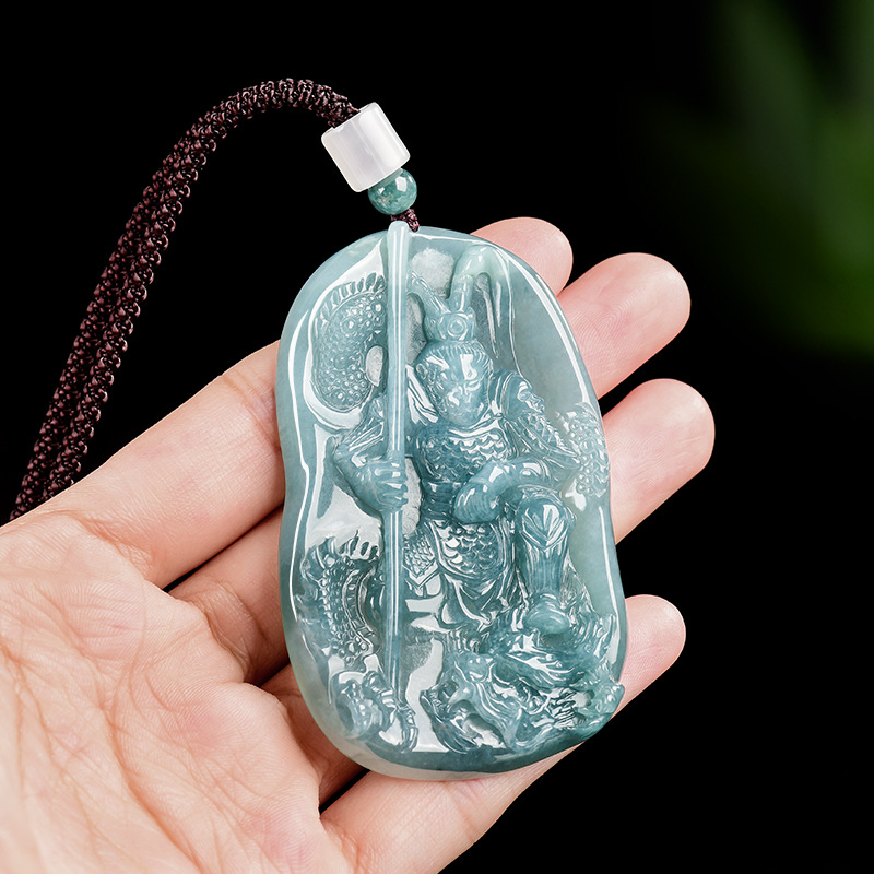 Accessories Woman - Burmesische Jade-König-der-Affen-Anhänger-Halskette, Vintage-Luxusgeschenke für Frauen, Modeaccessoires,