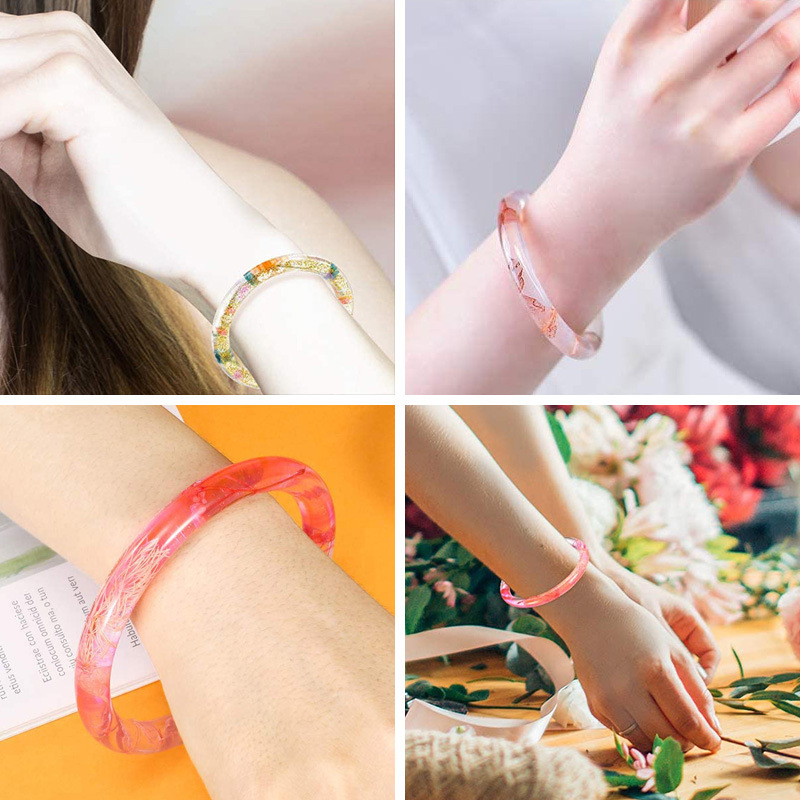 3-teilige Silikonform für Epox – Resin Bangle Bracelet Bewertung und Preis
