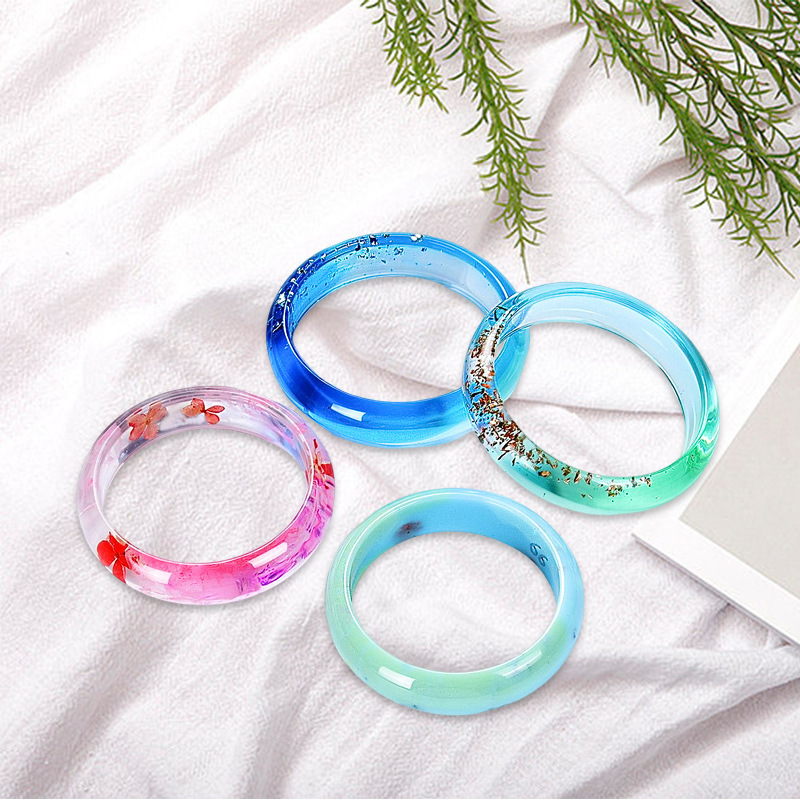 3-teilige Silikonform für Epox – Resin Bangle Bracelet Bewertung und Preis