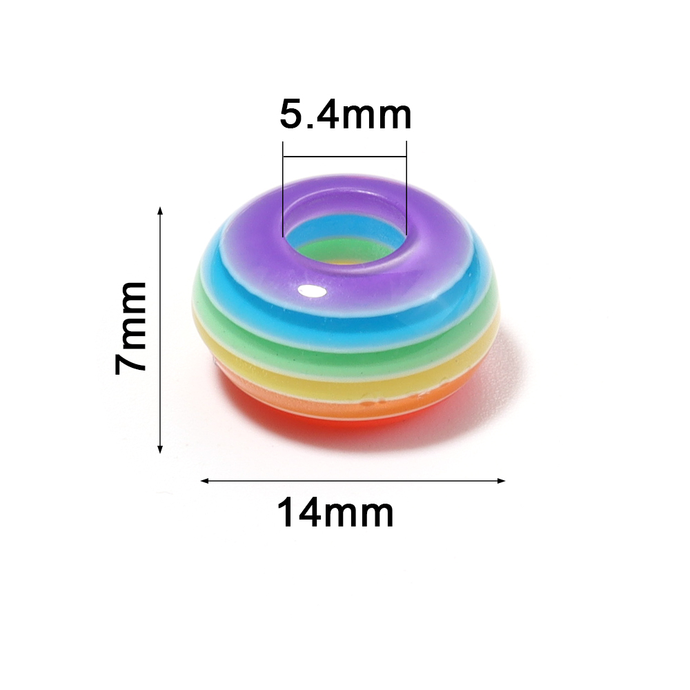 50 Stück/Set Regenbogen-Streif – Resin Bangle Bracelet Bewertung und Preis