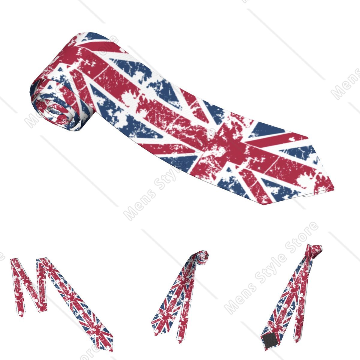 Krawatten mit Union-Jack-Flagg – Women'S Accessories Uk Bewertung und Preis