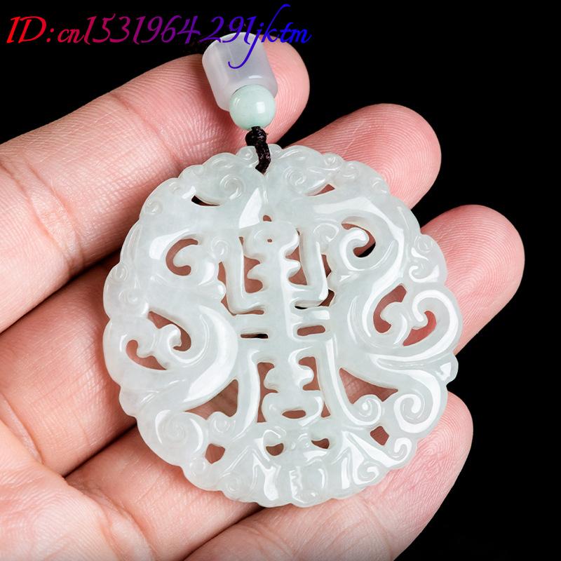 Burmesische Jadeit-Drachen-Anh – Accessories Woman Bewertung und Preis