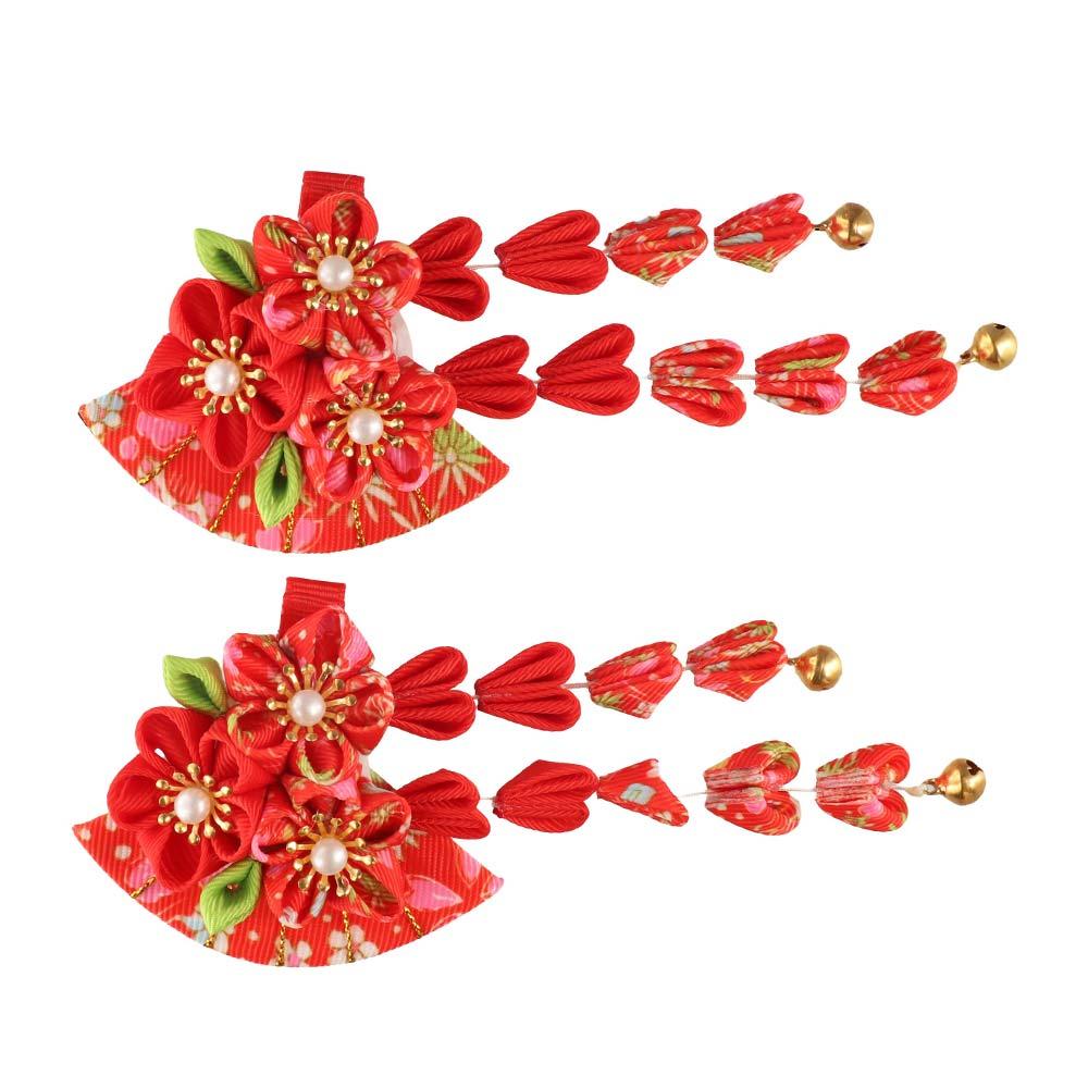 Quasten-Haarspange mit Blumen- – Women'S Kimono Accessories Bewertung und Preis