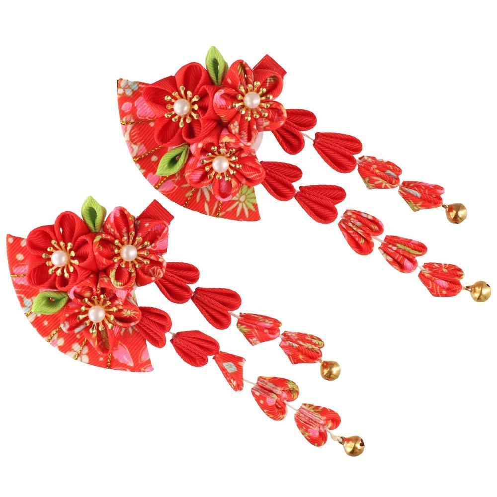 Quasten-Haarspange mit Blumen- – Women'S Kimono Accessories Bewertung und Preis