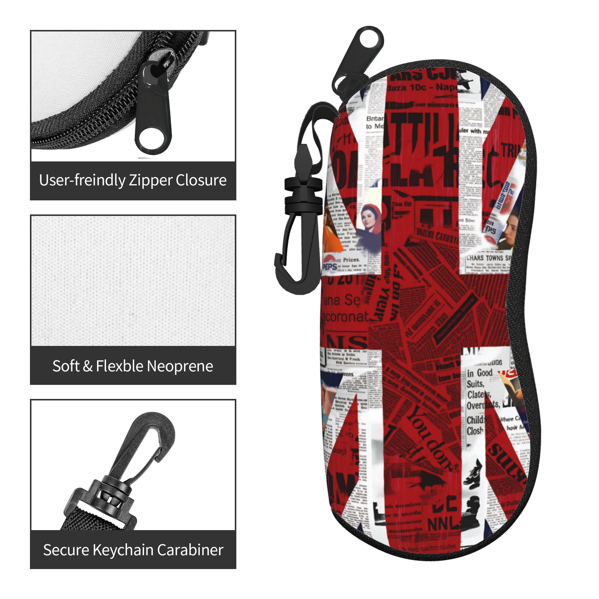 Brillenetui mit britischer Fla – Women'S Accessories Uk Bewertung und Preis