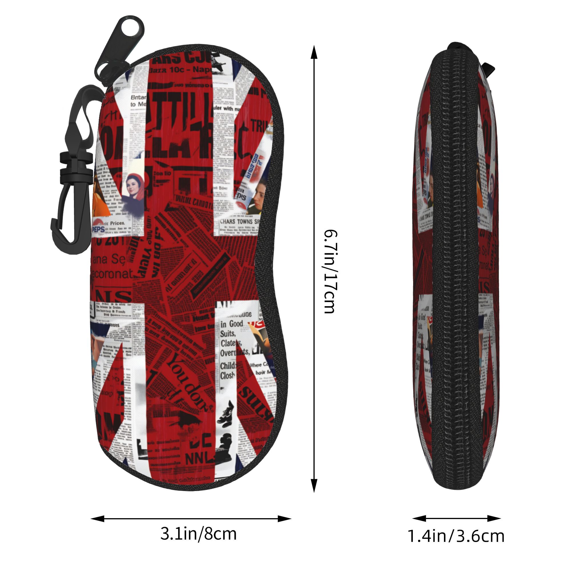 Brillenetui mit britischer Fla – Women'S Accessories Uk Bewertung und Preis
