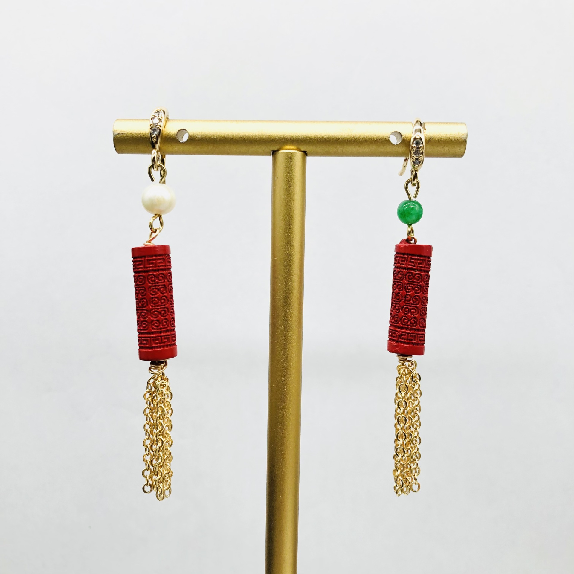 AB Zinnober Fransen Ohrringe O – Women'S Accessories Manufacturers Bewertung und Preis