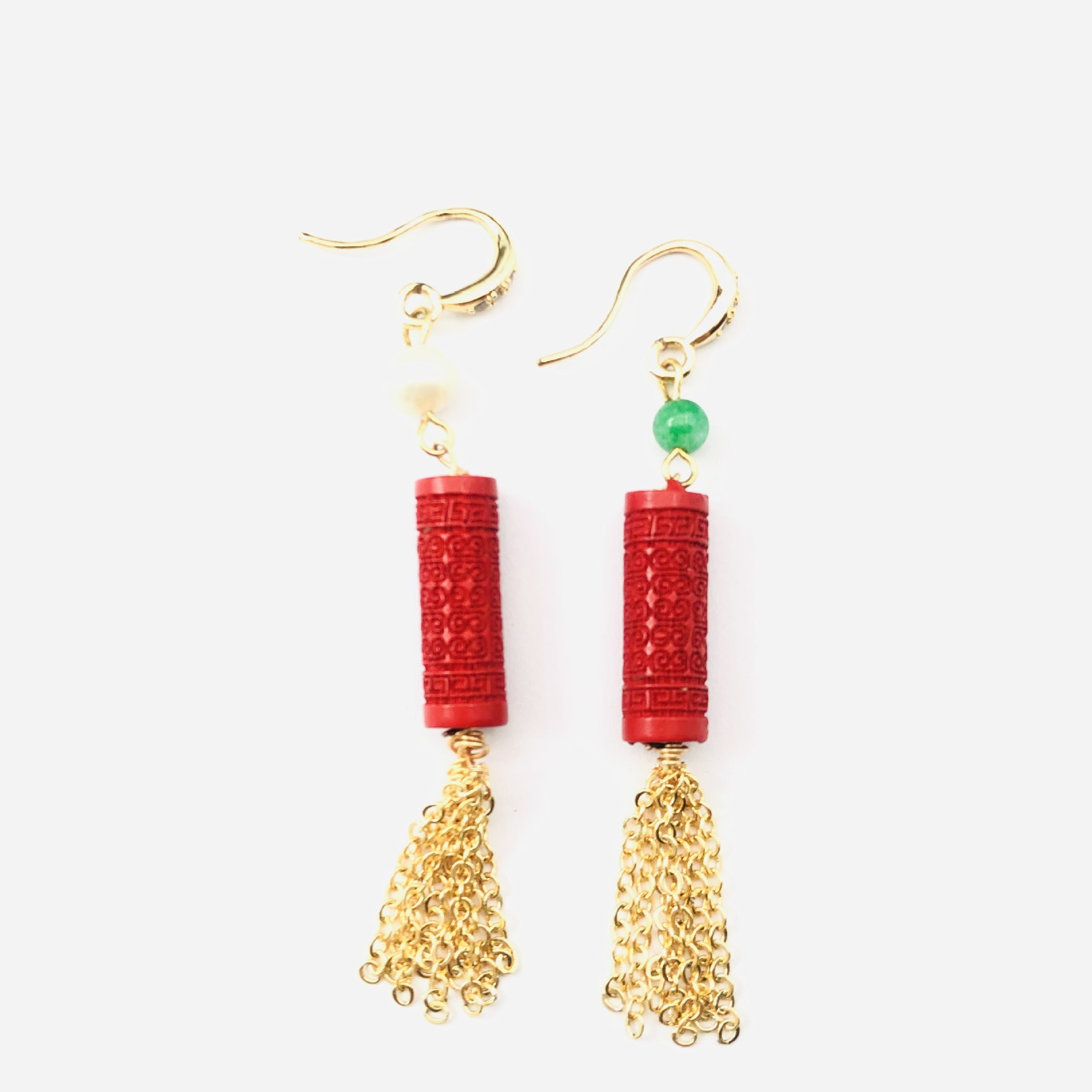 AB Zinnober Fransen Ohrringe O – Women'S Accessories Manufacturers Bewertung und Preis