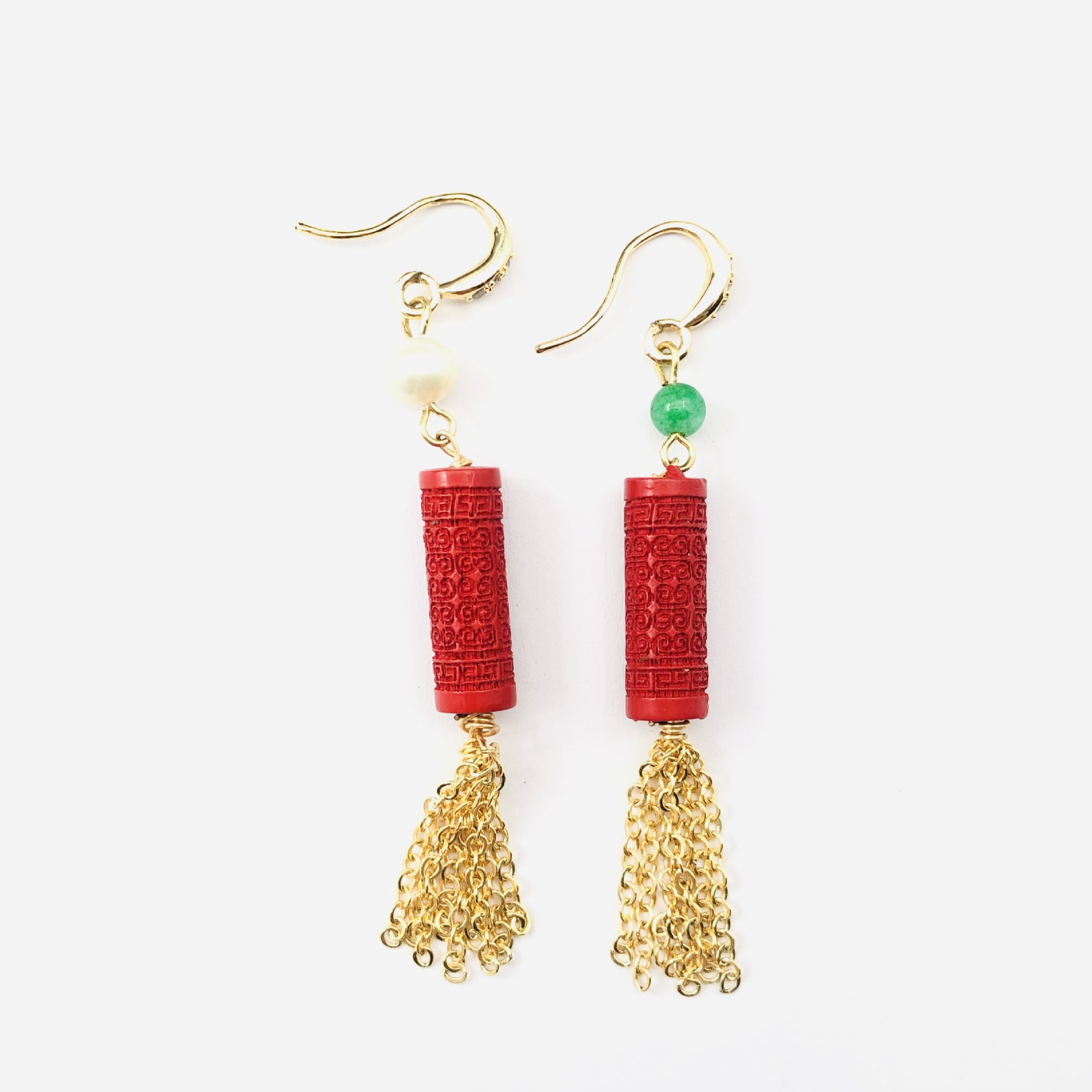 AB Zinnober Fransen Ohrringe O – Women'S Accessories Manufacturers Bewertung und Preis