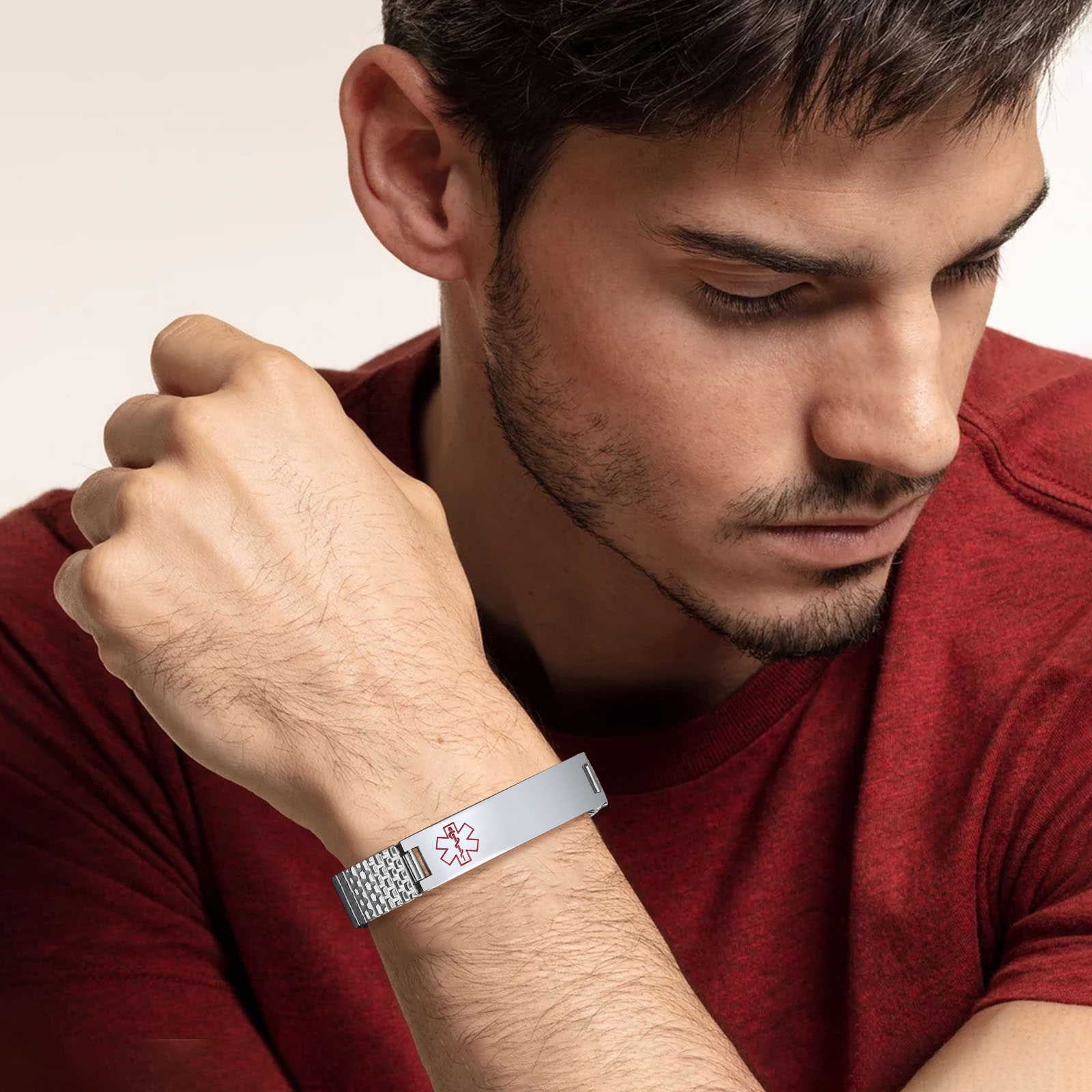 Vnox Edelstahl Medical Alert S – Resin Bangle Bracelet Bewertung und Preis
