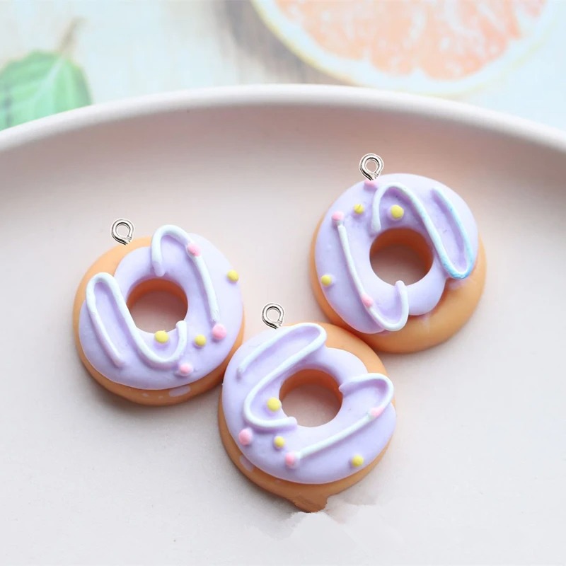 10 Stücke Kawaii Farbe Donut H – Resin Bangle Bracelet Bewertung und Preis