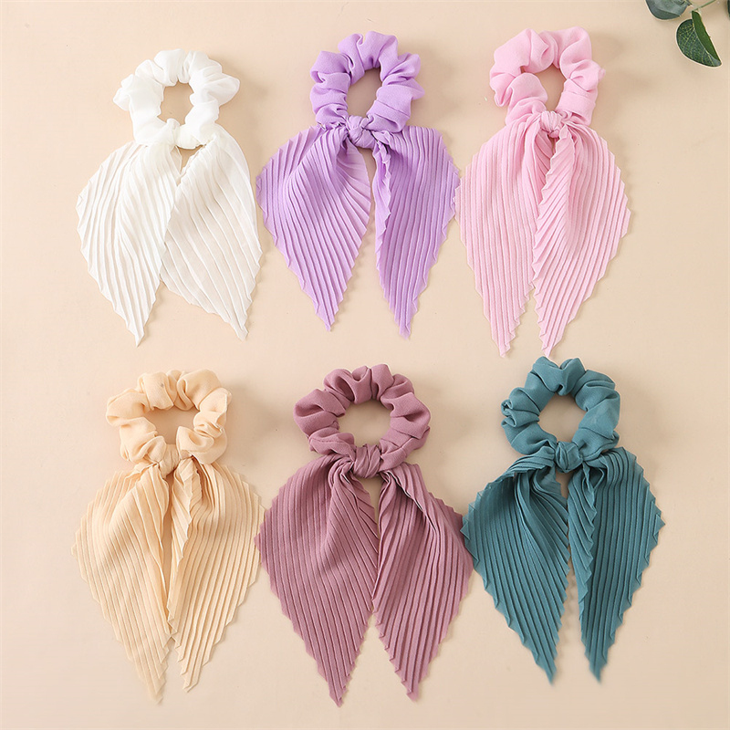 6-teiliges Set mit plissierten – Scrunchie Satin Set Bewertung und Preis