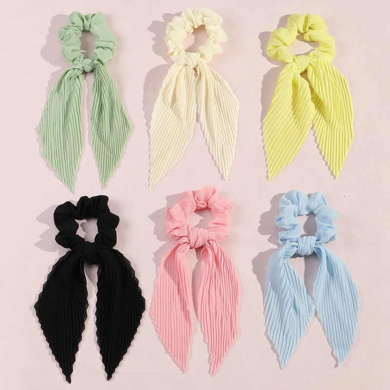 6-teiliges Set mit plissierten – Scrunchie Satin Set Bewertung und Preis