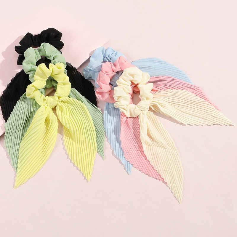 6-teiliges Set mit plissierten – Scrunchie Satin Set Bewertung und Preis