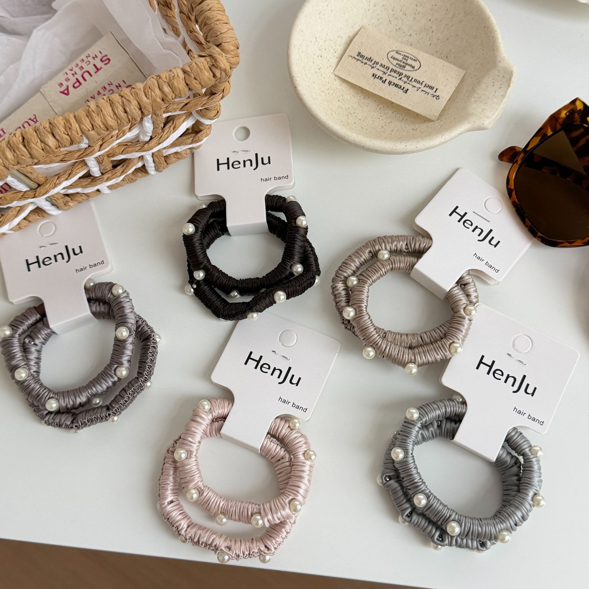 Satin-Haargummis 2er-Set mit P – Scrunchie Satin Set Bewertung und Preis