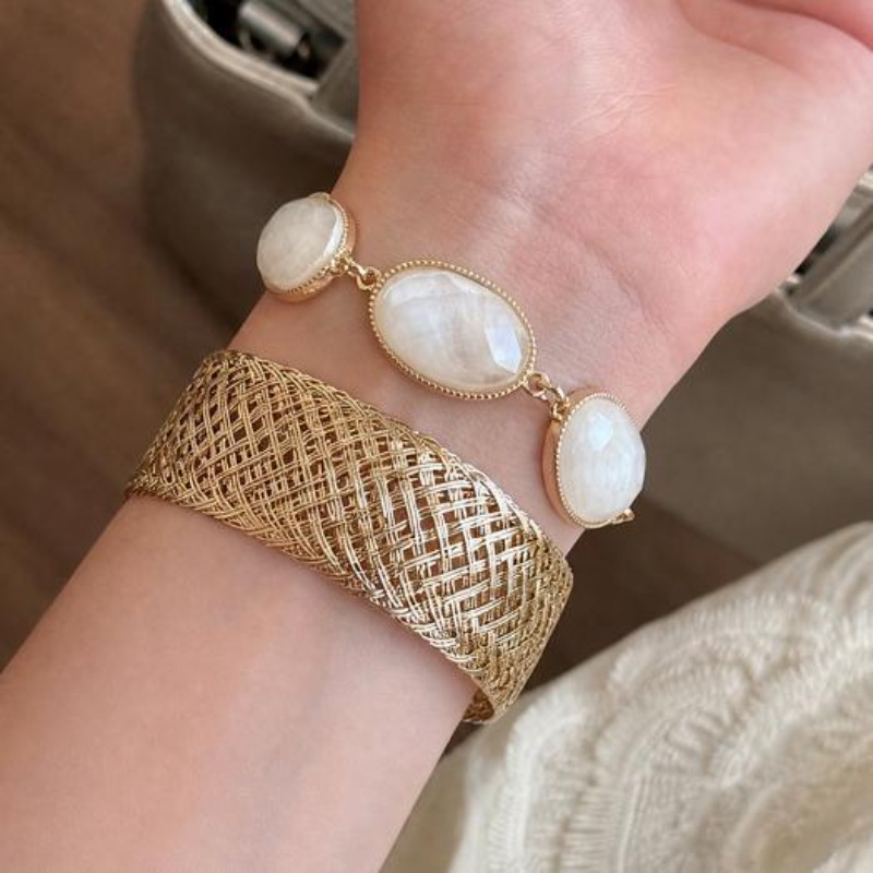 Böhmisches Gewebtes Harz-Armba – Resin Bangle Bracelet Bewertung und Preis