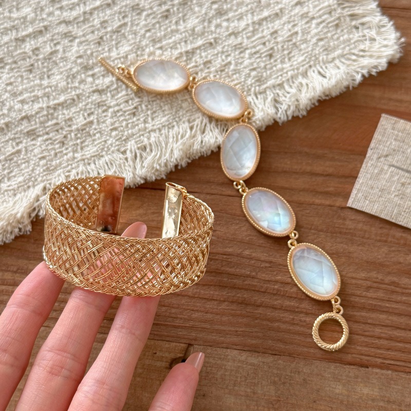 Böhmisches Gewebtes Harz-Armba – Resin Bangle Bracelet Bewertung und Preis
