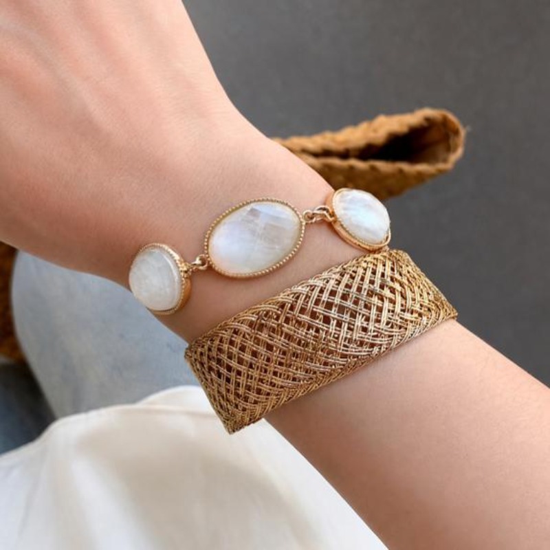 Böhmisches Gewebtes Harz-Armba – Resin Bangle Bracelet Bewertung und Preis