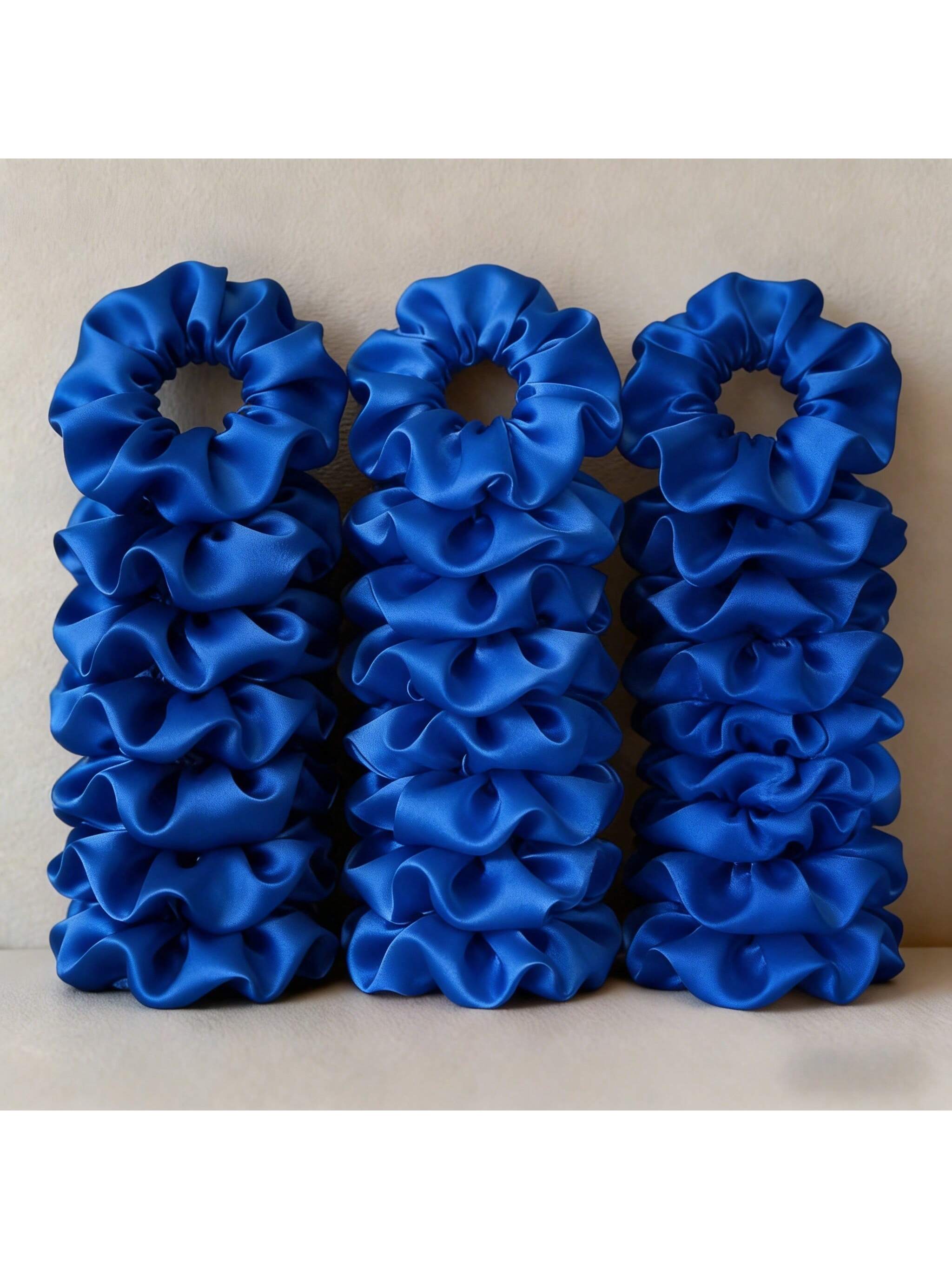 12/24 stücke Einfarbig Satin H – Scrunchie Satin Set Bewertung und Preis