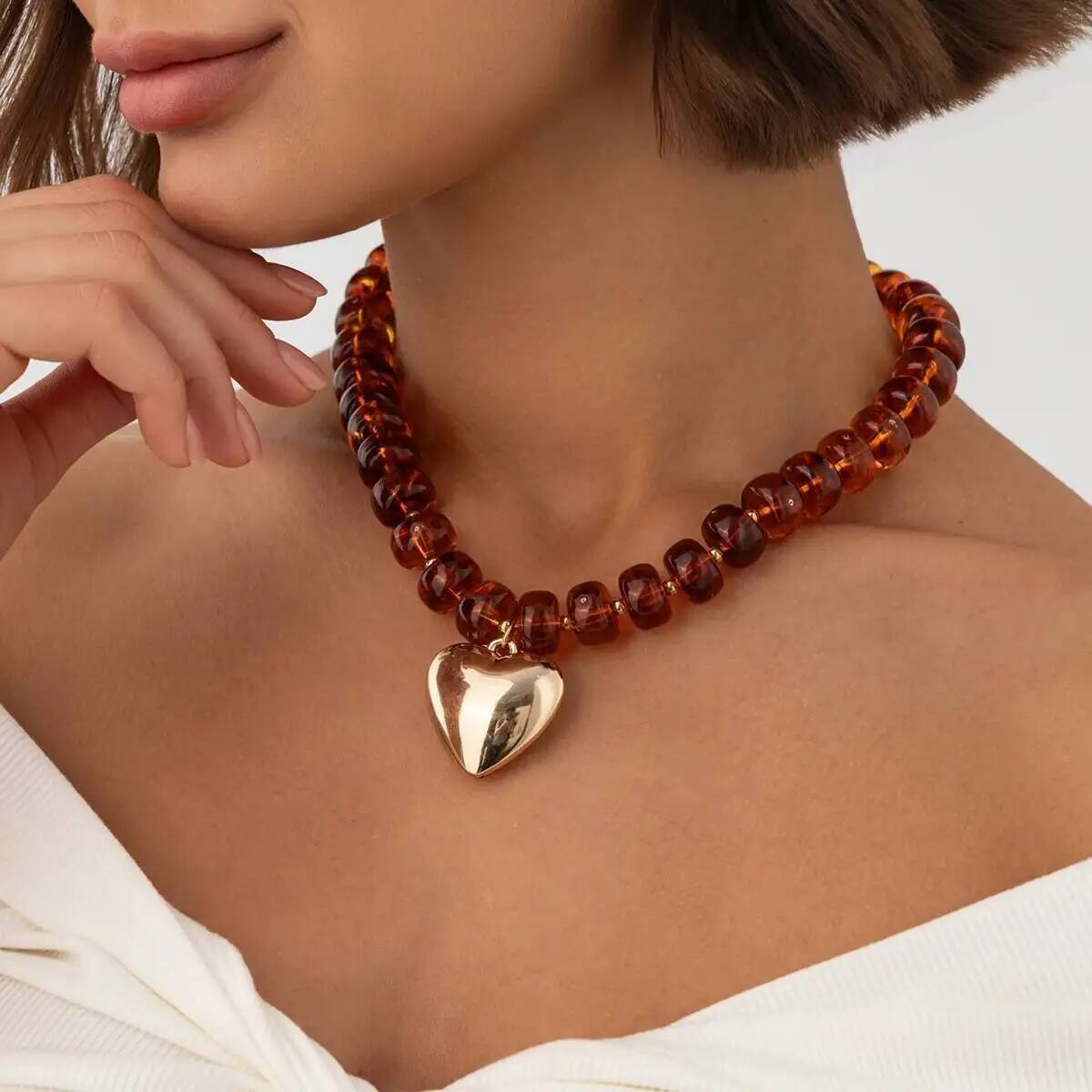SHIXIN Trendige Bernstein-Acry – Resin Bangle Bracelet Bewertung und Preis