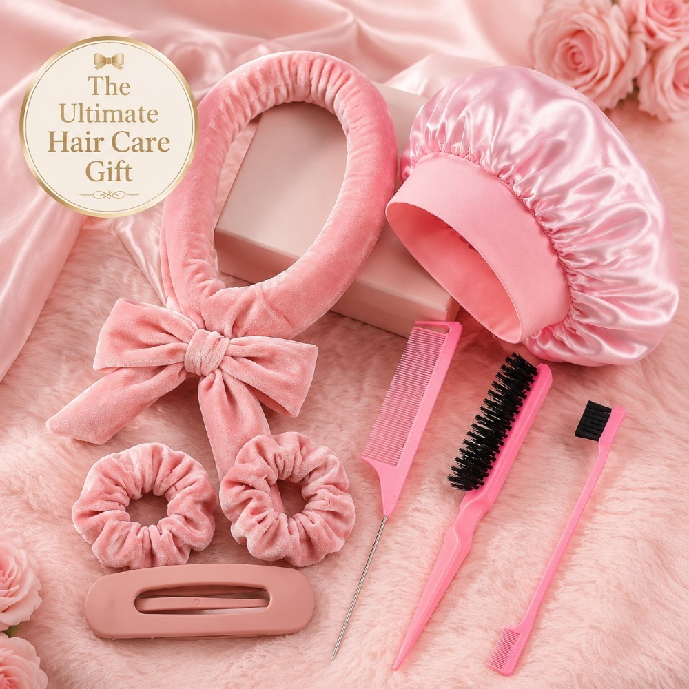 8/5/4-teiliges Hitzefreies Loc – Scrunchie Satin Set Bewertung und Preis