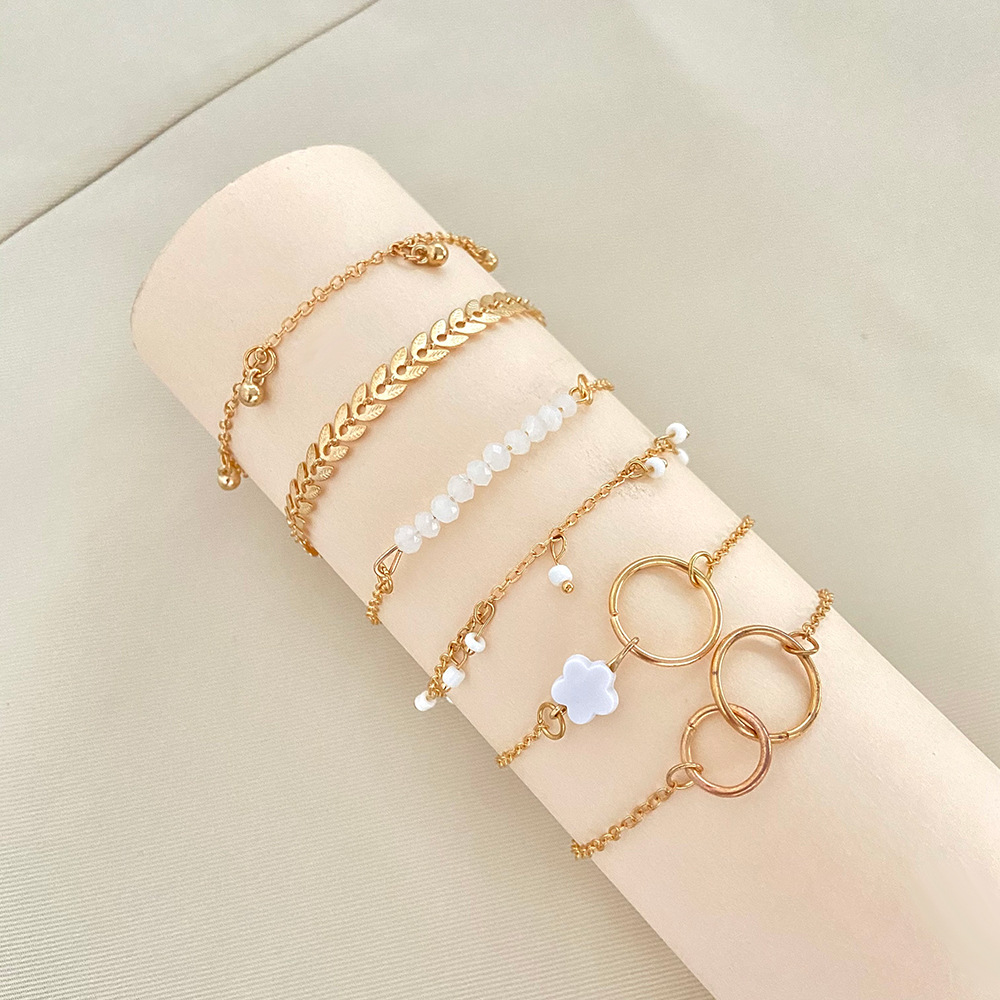 6 stück Set Gold farbe Geometr – Resin Bangle Bracelet Bewertung und Preis