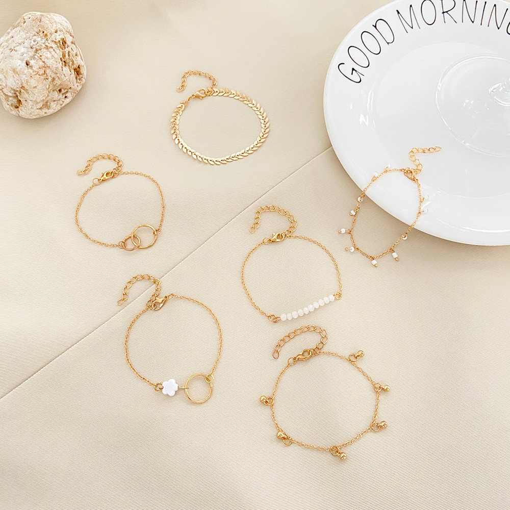 6 stück Set Gold farbe Geometr – Resin Bangle Bracelet Bewertung und Preis