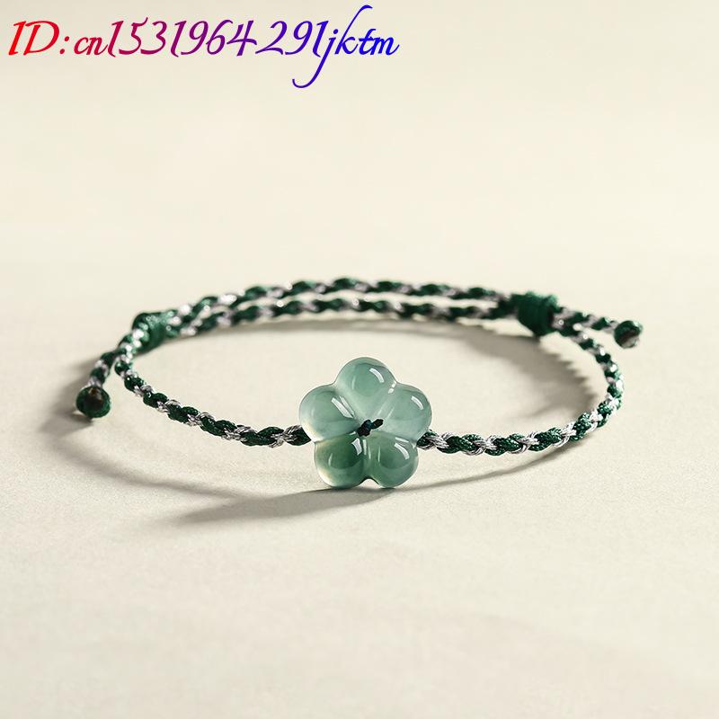 Burmesisches Jadeit-Blumenarmb – Accessories Woman Bewertung und Preis