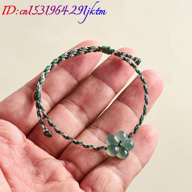 Burmesisches Jadeit-Blumenarmb – Accessories Woman Bewertung und Preis