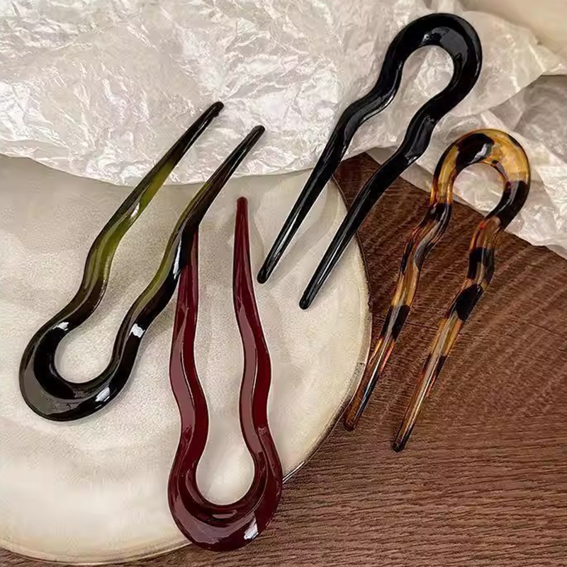 Elegante U-förmige Acryl-Haars – Women'S Formal Accessories Bewertung und Preis