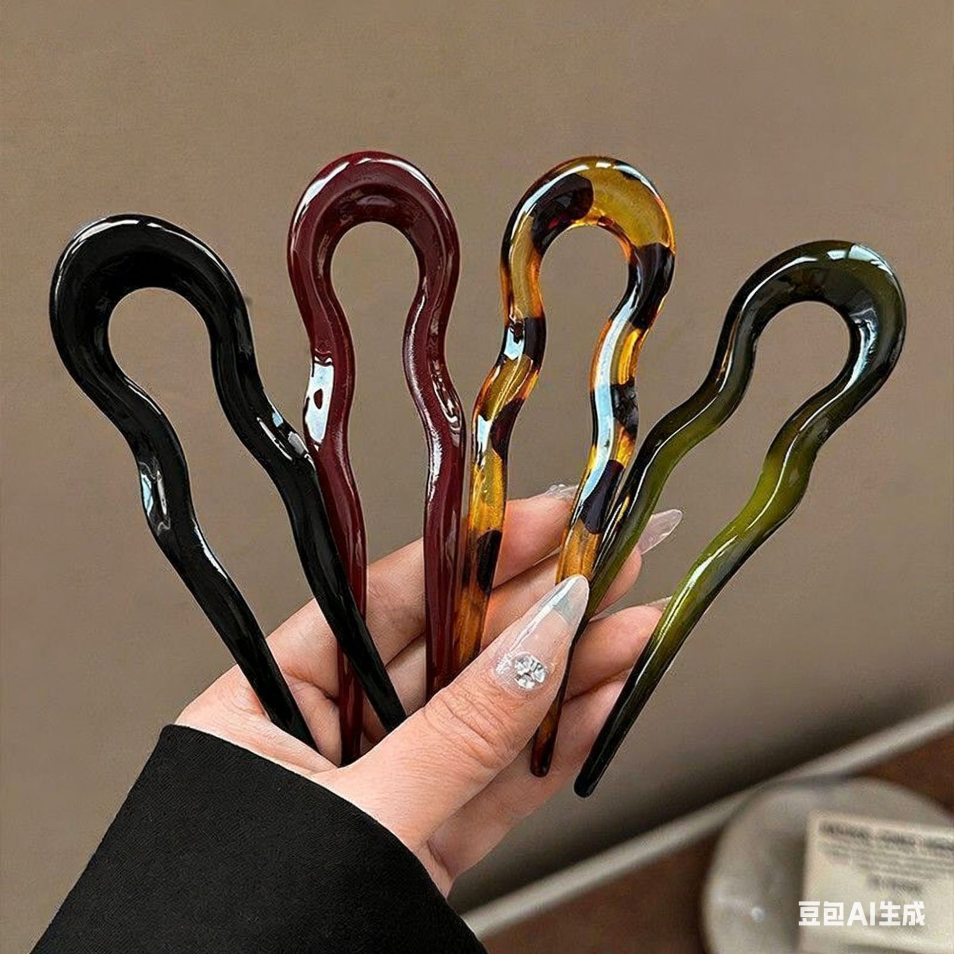 Elegante U-förmige Acryl-Haars – Women'S Formal Accessories Bewertung und Preis
