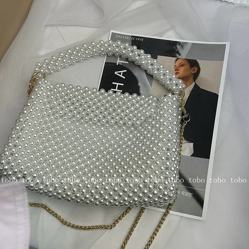 Ins Superlative Perlen Perlen  – Wallet Chain Bag Bewertung und Preis