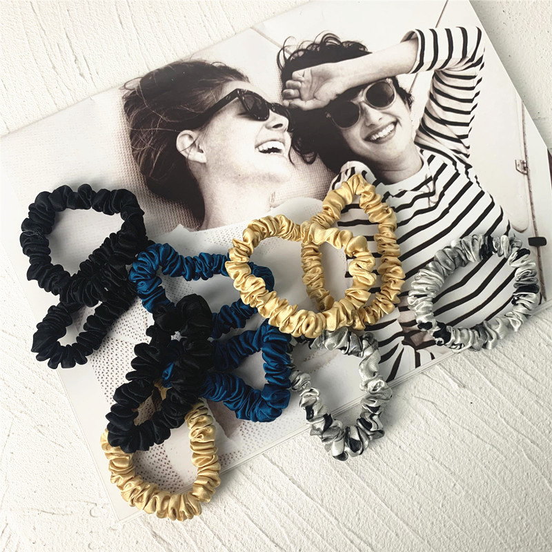 3 Stück Haargummis aus 100 % e – Scrunchie Satin Set Bewertung und Preis