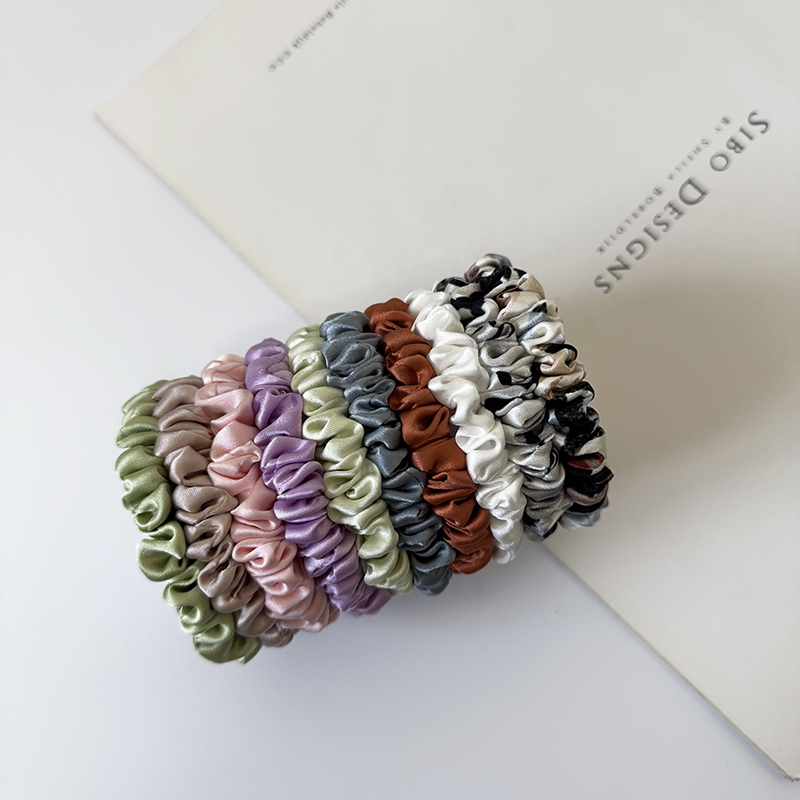3 Stück Haargummis aus 100 % e – Scrunchie Satin Set Bewertung und Preis
